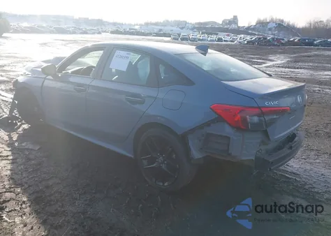 2023 Honda Civic Sport z USA, uszkodzony, nr VIN 2HGFE2F59PH557409